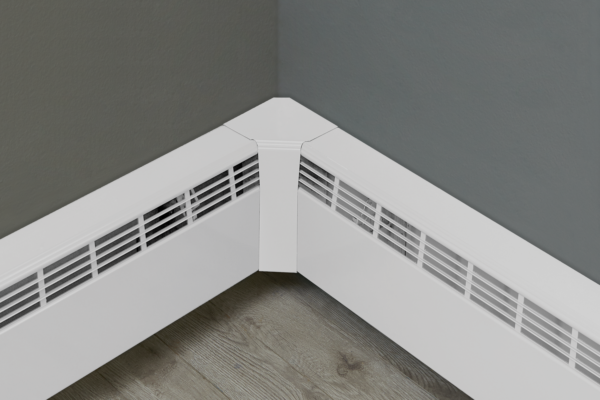 Revital/Line baseboard cover inside corner piece installation